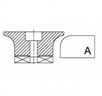 Профильная фреза сегментная гранит А20 #0